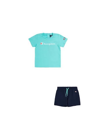 CHAMPION 306782 CONJUNTO NIÑO TURQUESA