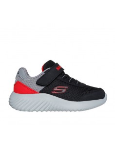 SKECHERS TREZIC NEGRA ROJO