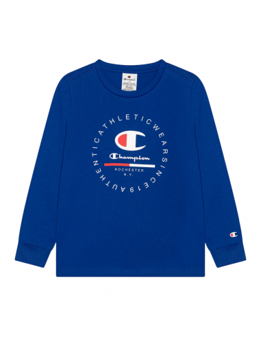 CHAMPION CAMISETA MANGA LARGA AZUL NIÑO