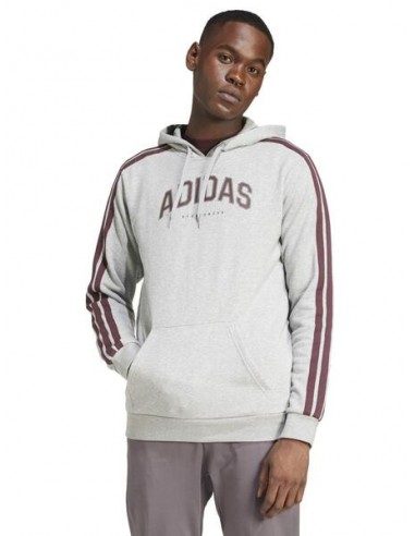 ADIDAS JV6505 SUDADERA GRIS/BURDEOS