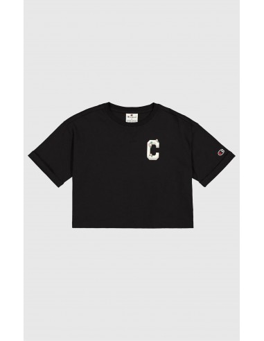 CHAMPION CAMISETA CASUAL NEGRA NIÑA