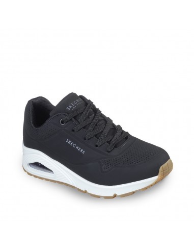 SKECHERS UNO STAND ZAPATILLAS NEGRO