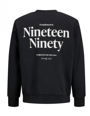 JACK&JONES NINETY SUDADERA NEGRA