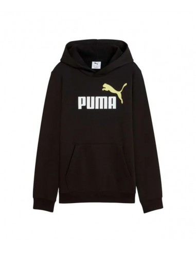 PUMA ESSENTIALS SUDADERA JR NEGRO