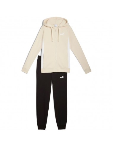 PUMA FULLZIP CHÁNDAL BEIGE MUJER 