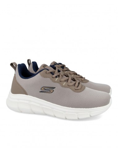 SKECHERS BOBS B FLEX ZAP. TAUPE