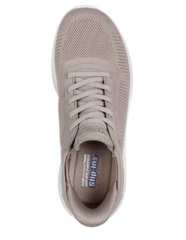 SKECHERS SLIP-INS BOBS ZAP MUJER LAVANDA