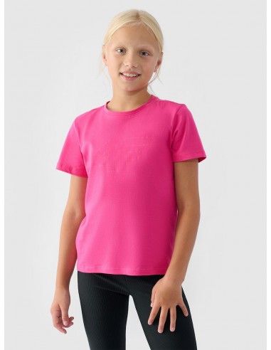 4F CAMISETA REGULAR FIT JR ROSA