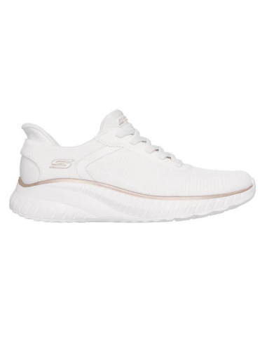 SKECHERS SLIP-INS BOBS ZAP BLANCO