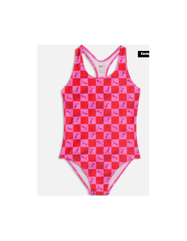 PUMA SWIM TRAJE DE BAÑO MUJER ROJO Y...