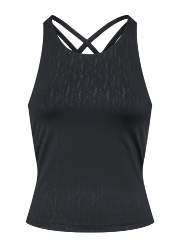 ONLY PLAY ONPPOPPY TOP PRINT NEGRO