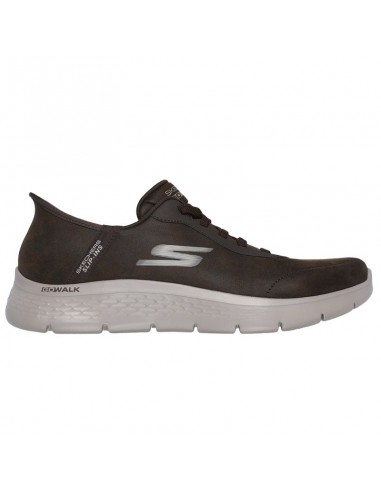 SKECHERS GO WALK FLEX MARÓN HOMBRE