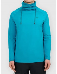 4F SUDADERA AZUL CON CUELLO...